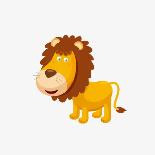  卡通可爱小动物装饰设计动物头像小狮子png素材下载高清图片png格式编号1921324490设计