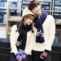  韩版情侣头像复古风图片韩版情侣头像原宿风一对两组