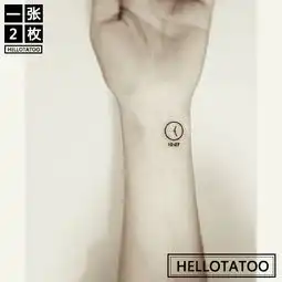  1227午休时间2原创手腕小纹身贴防水持堆糖,美好生活研究所