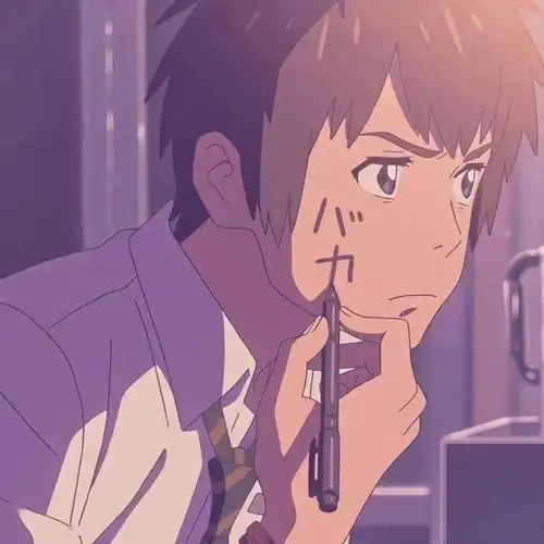  动漫真人情侣头像