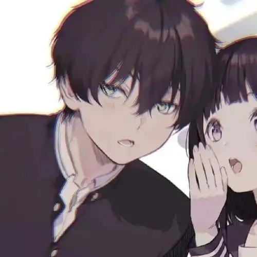  头像超级可爱的卡通情侣头像