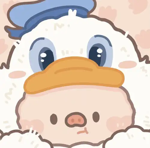  唐老鸭黛西情侣头像可爱动漫