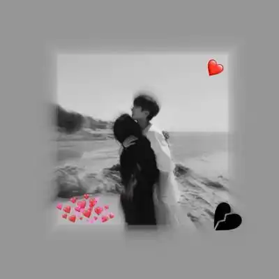  好看黑白情侣头像,最经典特好看的美化版本