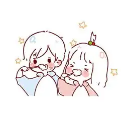  2019新版微信头像卡通情侣一左一右