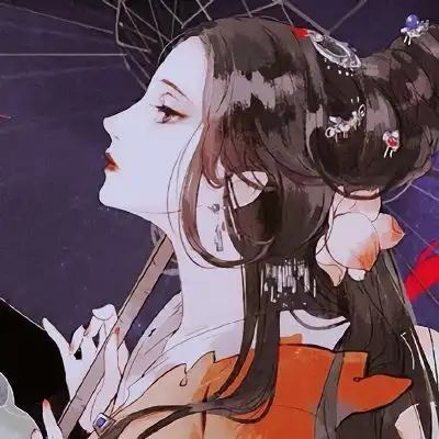  古风女头你会在国庆穿着汉服走卡通动漫头像我要个性网