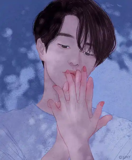  美女画情侣私密,单身狗看完只有哭的心了