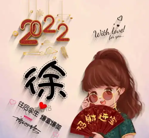  你该换个微信头像了,2022卡通情侣可爱姓氏签名头像,请查收