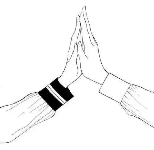  求动漫情侣手牵手背影手机壁纸