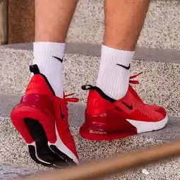  耐克nikeairmax270系列后跟半掌气垫慢跑鞋哈瓦那红黑白943345600