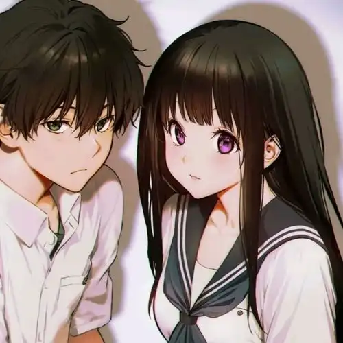  动漫情侣头像,qq情侣头像