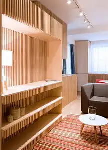  日式家居原木整体收纳柜图片