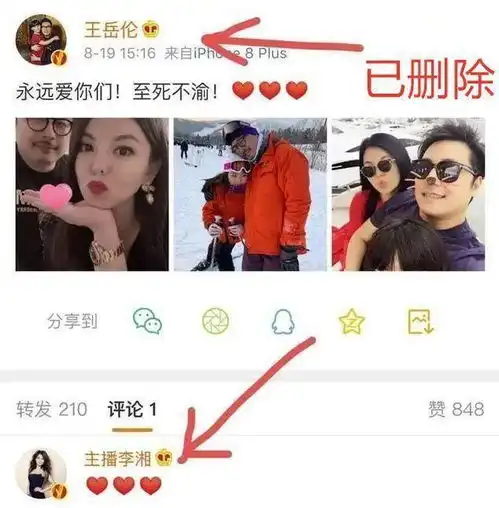  网友曝李湘与王岳伦离婚后曾与鲜肉男穿情侣装