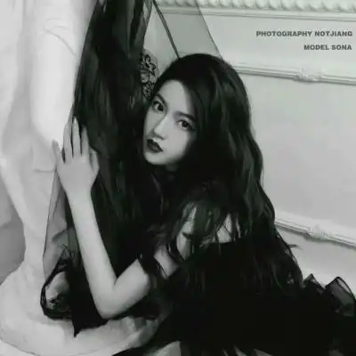  霸气女头像超拽黑白精选社会头像女