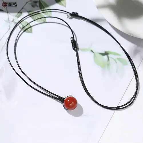  水晶转运珠时尚简约甜美饰品吊坠女款锁骨链生日礼物情侣款项链