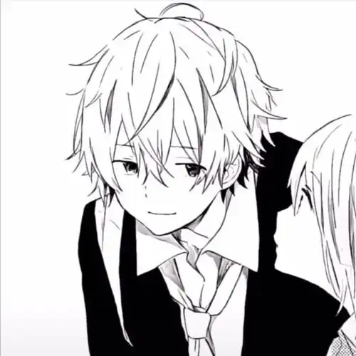  黑白情侣漫头cpdd