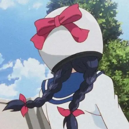  机车卡通女生头像卡通机车骑士头像jk