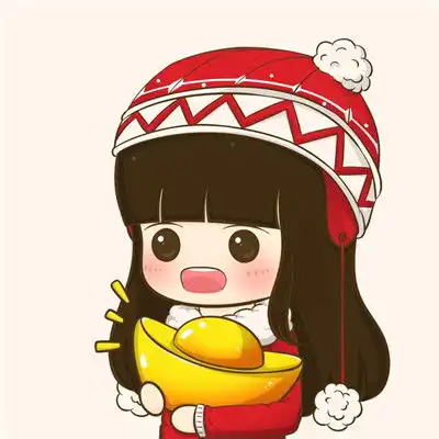  适合新年卡通头像女生,一起来换喜迎新年头像啦