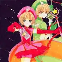  百变小樱小狼头像情侣微信头像图片大全