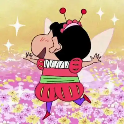  蜡笔小新头像超萌情侣cp头像蜡笔小新一对