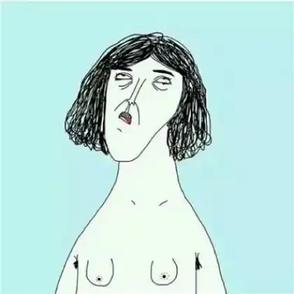  个性手绘系韩国情侣漫画头像图片一对两张单独的