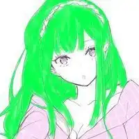 有绿色的头发的头像微信头像图片大全