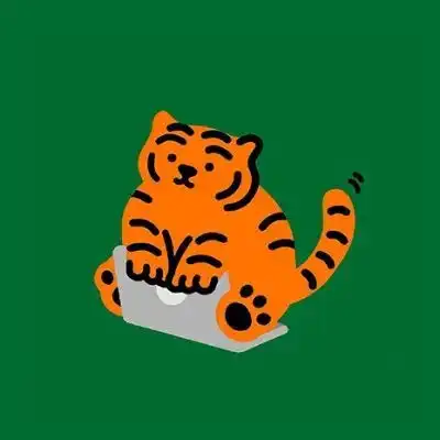  卡通头像2022虎年小脑虎头像