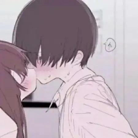  唯美手绘情侣头像偏偏无理取闹非要抱抱