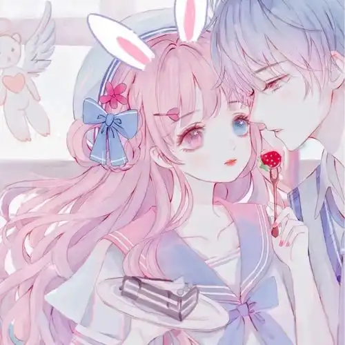  动漫情头把烦心事丢掉,腾出地方装鲜花