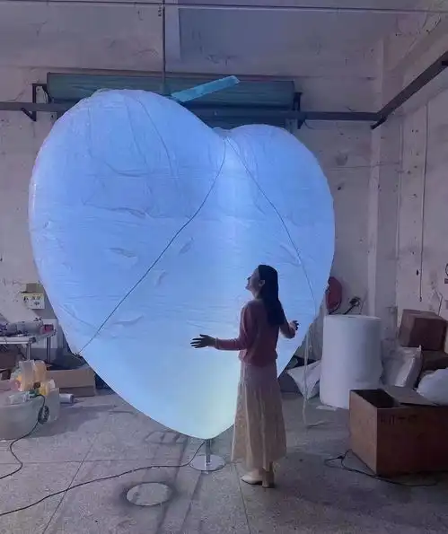  七夕情人节跳动的心活动道具情侣互动装置租赁