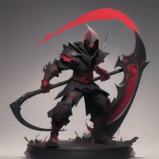  程序员头像红色镰刀