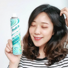 娜娜妆发教程录影一整天,头发也不油