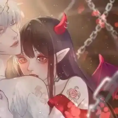  情头情侣头像小情话日落在你脸上,暗示我吃掉它