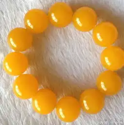  纯天然黄玛瑙手链男女款水晶首饰饰品黄玉髓手串