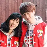  傻瓜我爱你情侣头像戴帽子qq情侣头像一对