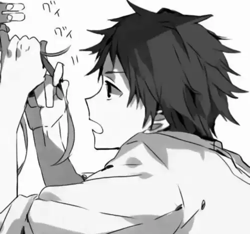  爱不释手黑白动漫情头也太绝了