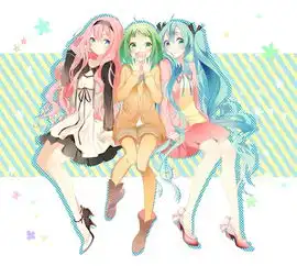 二次元v家三人巡音流歌lukagumi初音m堆糖,美好生活研究所