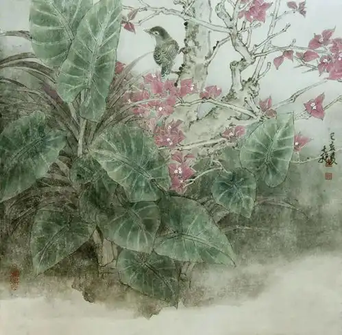  他的花鸟画既是生活的图像,更是心灵的诗歌