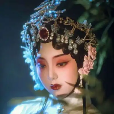  戏子头像古风真人高清唯美戏子古风图片