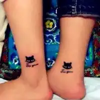 小孩纹身情侣头像微信头像图片大全
