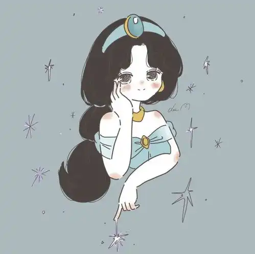  呆萌版迪士尼公主,白雪公主适合齐刘海,贝儿公主太可爱