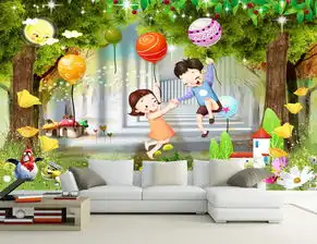  3d通道森林浪漫情侣卡通儿童房小孩房图片设计素材高清psd模板下载326.76mb儿童房背景墙大全