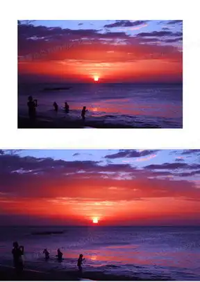  海边夕阳素材海边夕阳图片海边夕阳素材图片下载熊猫办公
