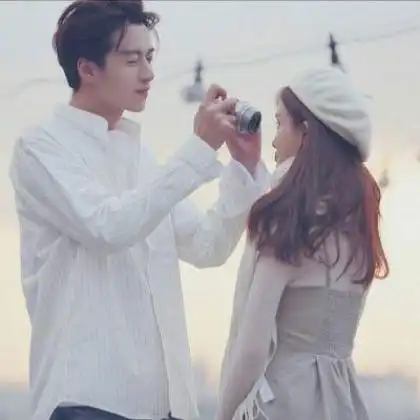  超甜情侣头像双人青春甜蜜幸福合照一对两张