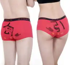  2013新款勾引创意情侣内裤莫代尔棉男女个性可爱性感低腰平角裤