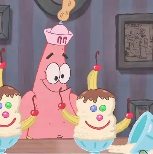  知情头海绵宝宝派大星卡通情头