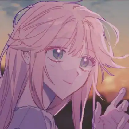  情侣头像二次元,我依偎相守不离不弃