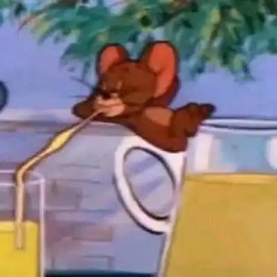  猫和老鼠可爱搞笑卡通情侣头像