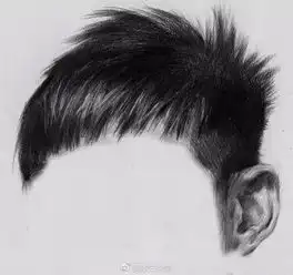  素描头像中头发的处理技巧掌握了必得高分