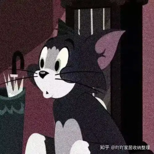  猫和老鼠情侣头像卡通动漫情侣头像