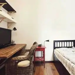  日式风格二居室50平米客厅吧台装修图片